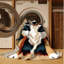  Tapis lavable chien chanteur de Nouvelle-Guinée-2132829131