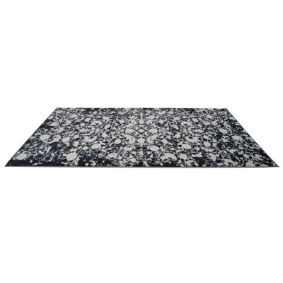 Tapis gris à motif abstrait Toronto