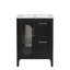 Meuble-lavabo 24 po avec lavabo, meuble-lavabo avec deux tiroirs et porte, tablette réglable-122273738