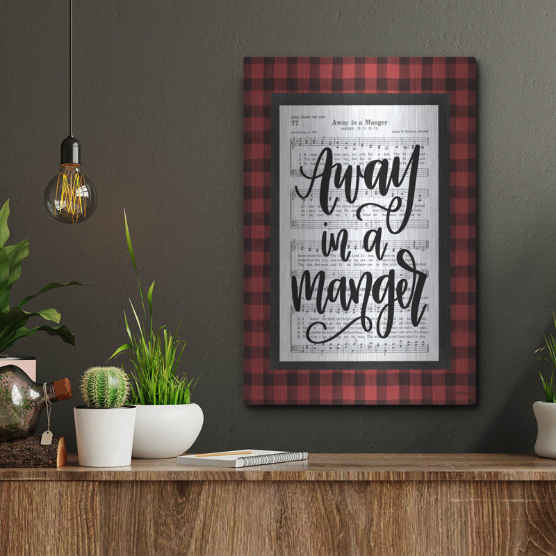 «Away In A Manger» par Imparfect Dust, H 16 po x l 12 po
