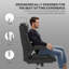 Office Chair, Executive Chair, Ergonomic Chair, Tilting Function, Headrest, Folding Armrests, Padded Seat-484623131