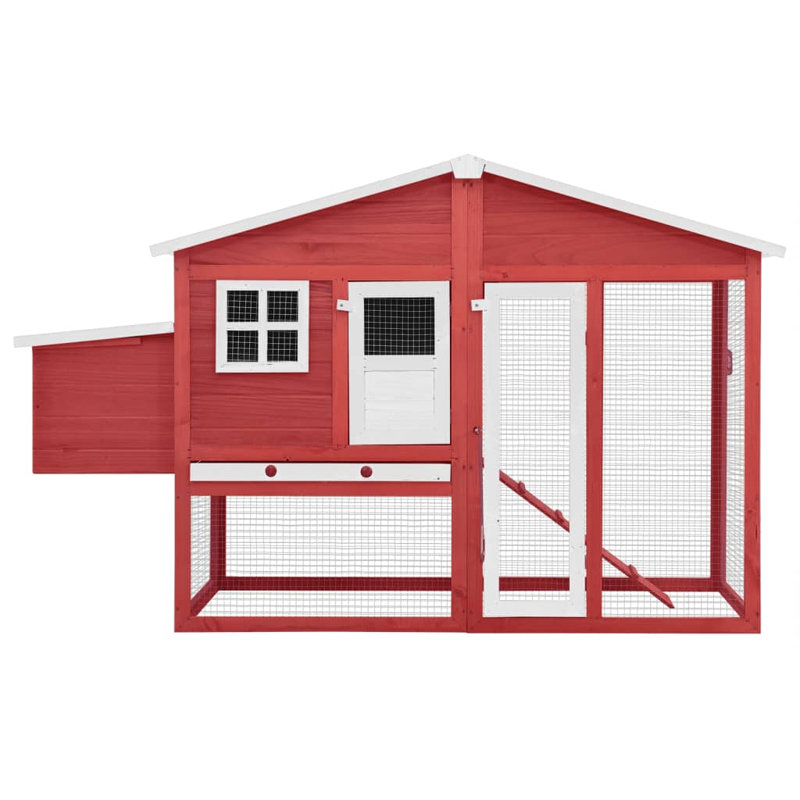 Romney Rabbit Hutch, Red/White