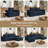 Boneless 77" Cloud Loveseat Sofa, Deep Seat Couch with Pillows, Modern Comfortable Upholstery Boneless Sofa, 1 Piece for Living Room, Bedroom, Apartment, Removable Cover,No Assembly Required-669535862
