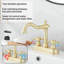 Robinet de salle de bain à ensemble central avec bonde-73110350