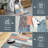 2x6 Modern Runner Rug, Geometric Patchwork, Non-Slip, Washable, Low Pile, Hallway, Foldable, Contemporary Carpet, Laundry, Gray, Camel.-592787682