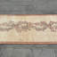 Tapis vintage rétro Oushak à motif tribal oriental - Beige