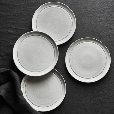 Ensemble d'assiettes à salade en céramique 4 pièces 9 pouces Staub