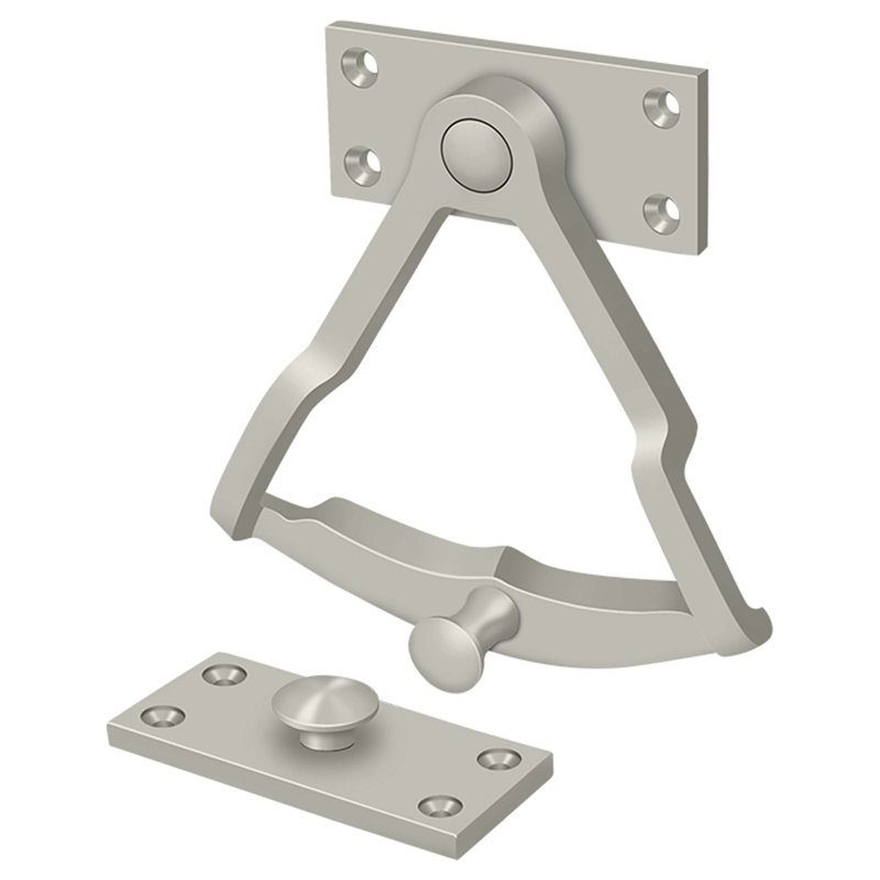 Deltana DDQ56U15A Dutch Door Quadrant in Antique Nickel, Brushed Nickel