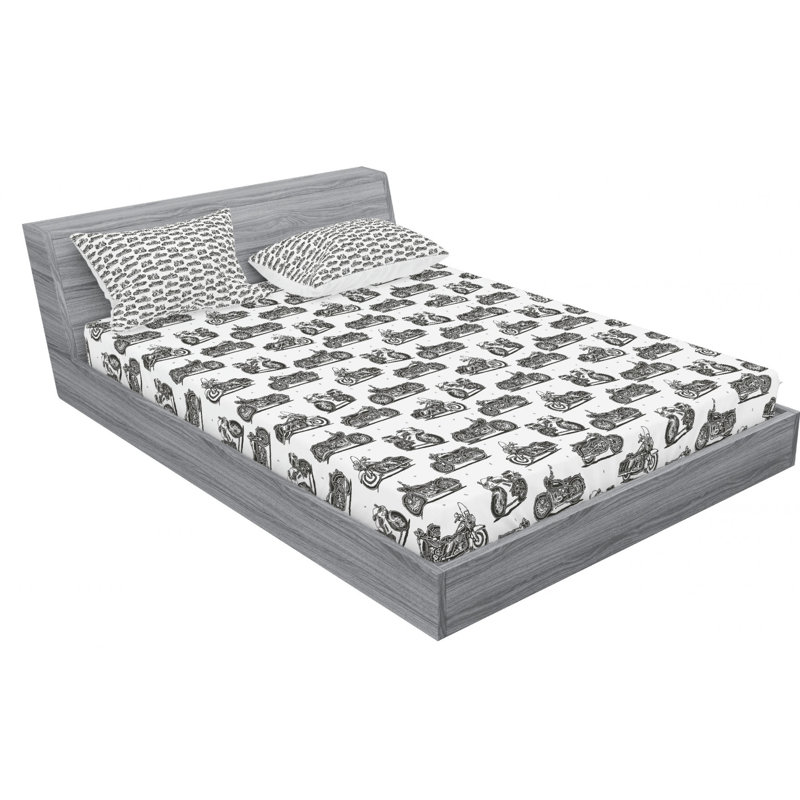 Microfiber Sheet Set, Full Sheet Set + Fitted Sheet + 2 Pillowcases