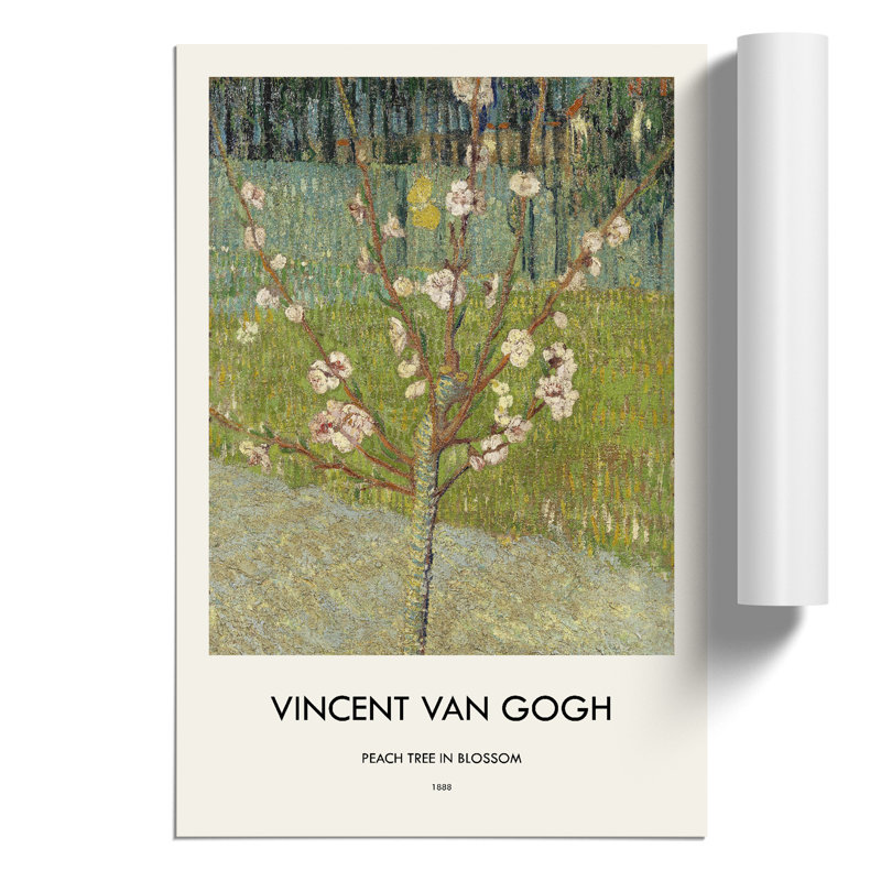 Peach Tree In Blossom by Vincent Van Gogh - No Frame Print, 59cm H x 42cm W x 0.1cm D