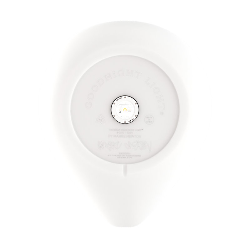 La lampe Megaduck blanche, 33.46" H x 29.13" W x 34.65" D , Blanc