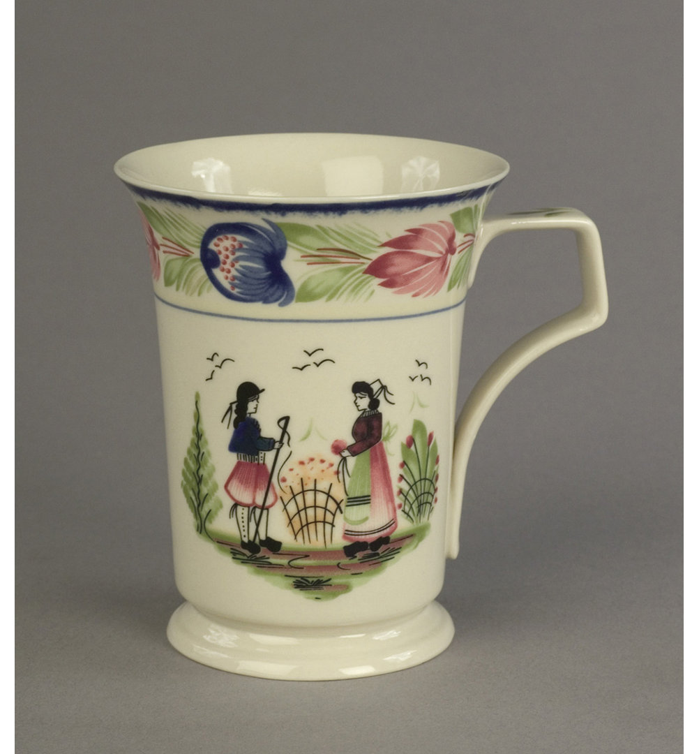 Kuehn Decorative Quimper Design Coffee Mug World Menagerie