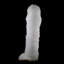 Cristaux de quartz sur calcédoine stalactite