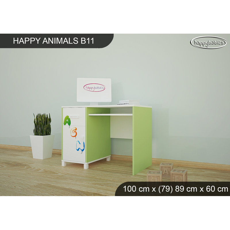 100cm Writing Desk, Green