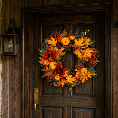 GOLDEN HARVEST - 26" Autumn Wreath  