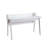 Modern Home Office Writing Desk With Grounded Outlet, USB-A Ports, And Wooden Leg Frame For Enhanced Functionality And Style