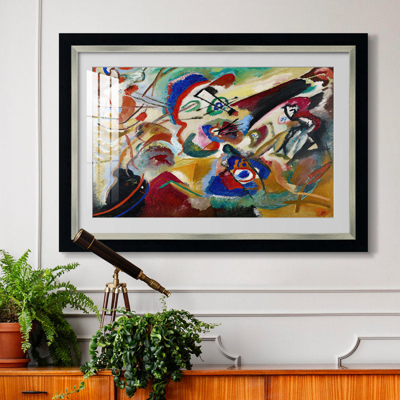 Fragment 2 de la composition VII, 1913 - Wassily Kandinsky - Estampe encadrée sur mesure, 24x34 INNER SIZE