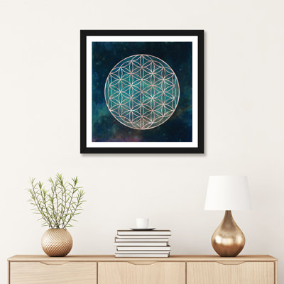 Mandala fleur de vie - reproduction d'art
