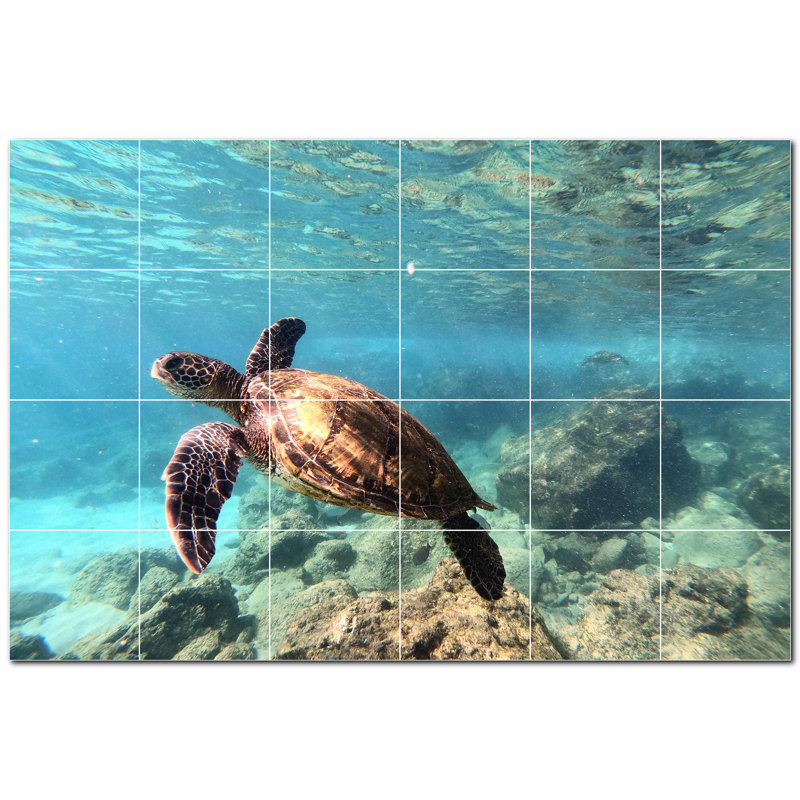 6'' x 6'' Satin Ceramic Decorative Mural