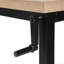 Bureau d'ordinateur, bureau personnel, debout, réglable, travail, ordinateur portable, métal, stratifié-1914366520