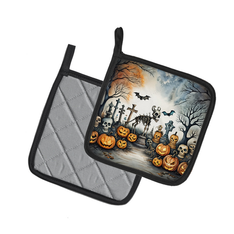 Paire de porte-pots Spooky Halloween