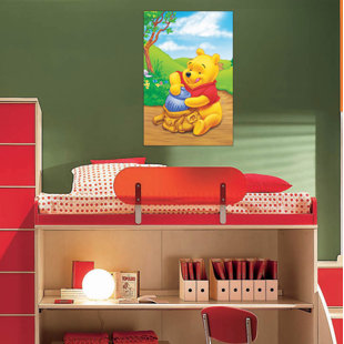 Winnie The Pooh - Single Picture Frame Print on MDF