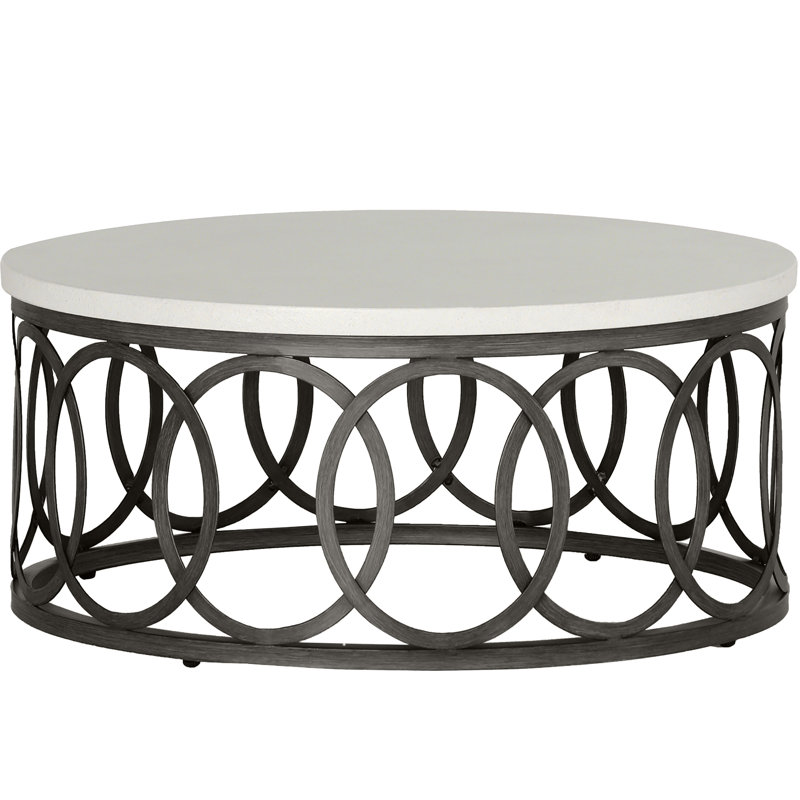Astoria Coffee Table, Travertine, 42"