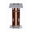 Podium double en bois 45 "avec roulettes-53750523