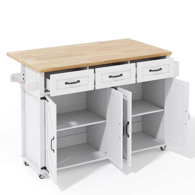 140 cm W Kitchen Island with Top