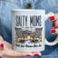 Tasse Salty Moms Beach Club, cadeau rétro «Summer Cool Mothers» avec nom personnalisé