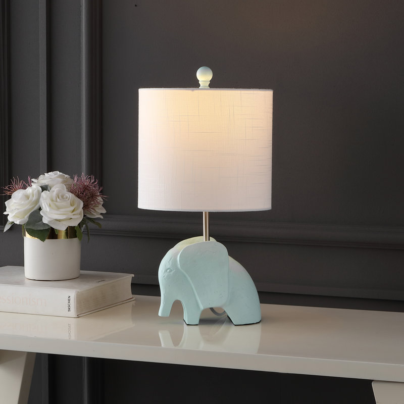 Alayn Resin Novelty Lamp, Turquoise