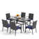 Alyah 6 - Person Rectangular Outdoor Dining Set with Cushions