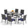 Alyah 7 Piece Bar Height Dining Set with Cushions