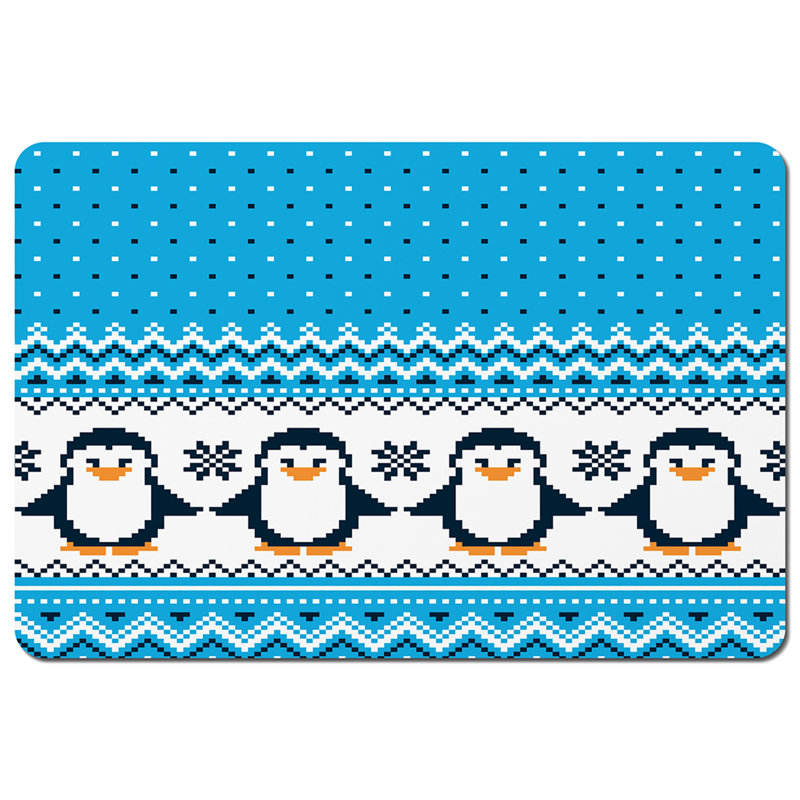 Frazier Wood/Bamboo, Polyester No Pattern Rectangle Placemat
