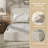 Queen Frameless Bed Surround