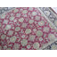 Tapis de zone en laine 8 pi 10 po x 9 pi 2 po one-of-kind à la main noué la bourgogne Bearfield