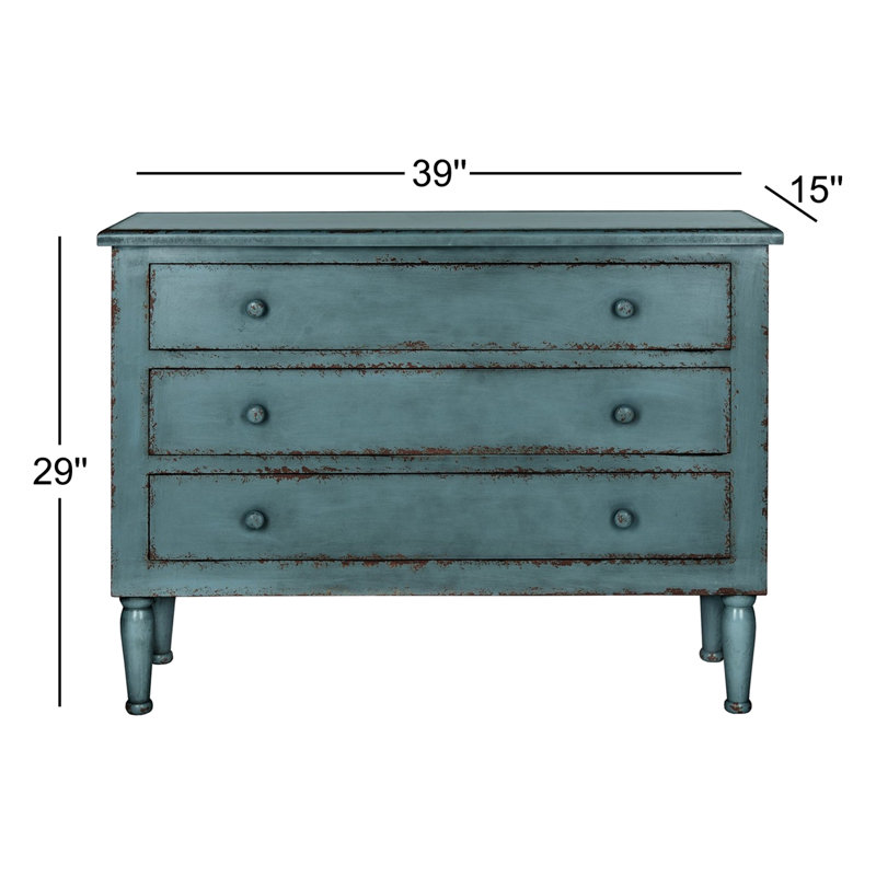 Commode décorative 3 tiroirs Andrianna
