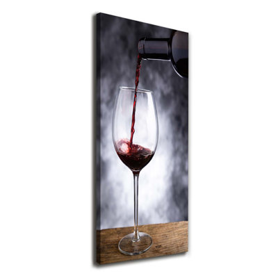 Red Wine - Wrapped Canvas Print