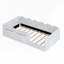 Lit simple tapissier sur pied, gris clair-1545503333