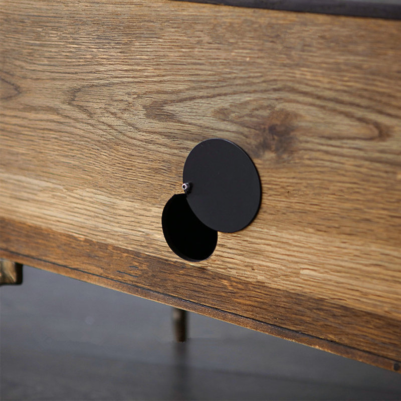 Meuble télé simple de style médiéval, 70.87"