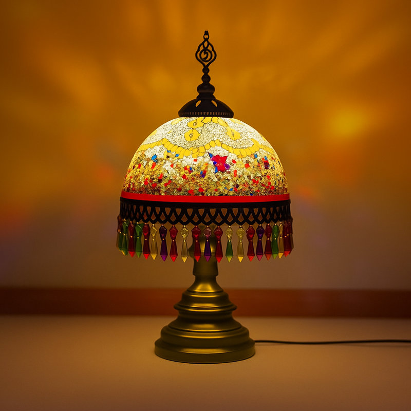 Lampe de table en métal Ruffulo