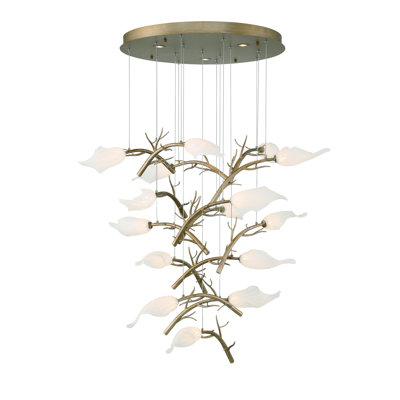 Lustre 15 lumières à DEL Matéria