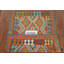 Tapis géométrique en laine Kilim
