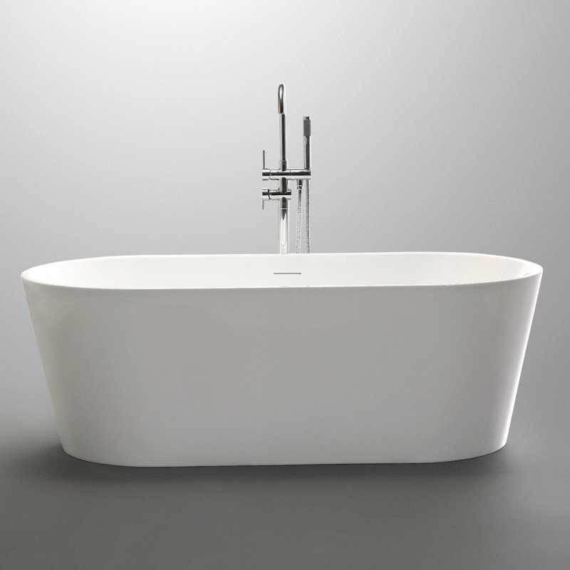 Chand Series 67'' x 31.5'' Soaking Acrylic Bathtub