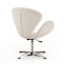 Fauteuil ballon pivotant rembourré en laine Raspberry-51336370