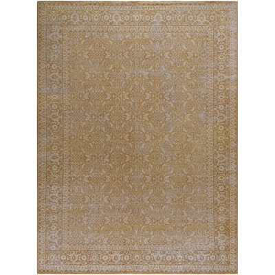 Rectangle Kerman Wool Area Rug