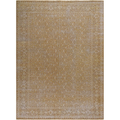 Rectangle Kerman Wool Area Rug