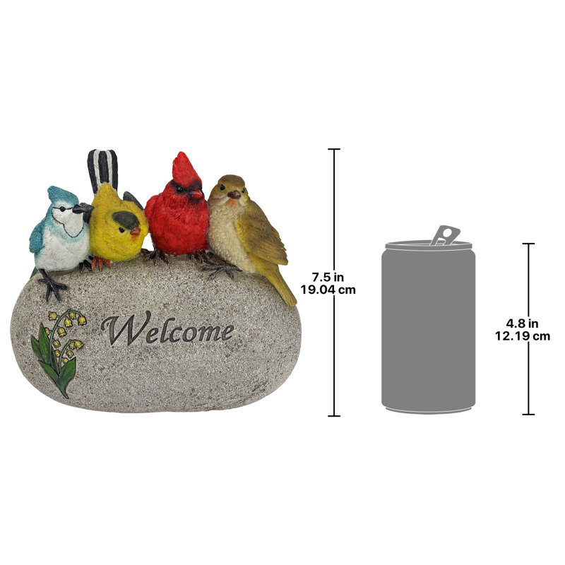 Statue de jardin Birdy, Moyen