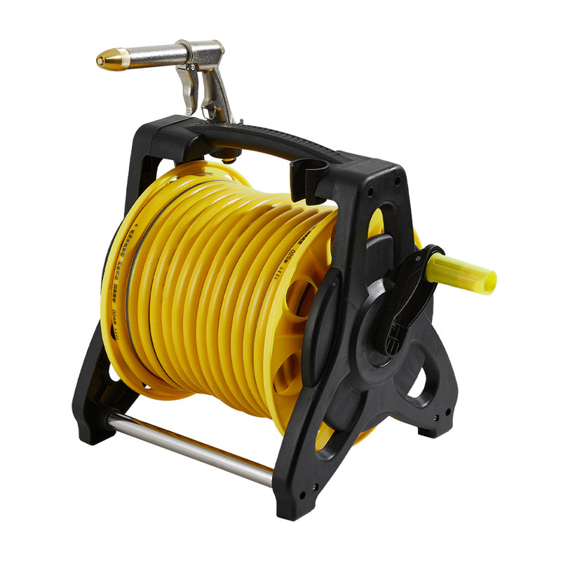 35m Portable Garden Watering Hose Reel Set