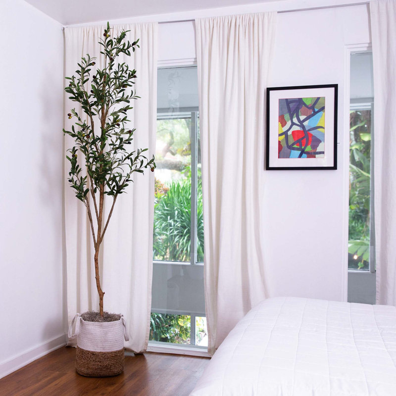 84 " H Faux Tree Plastic